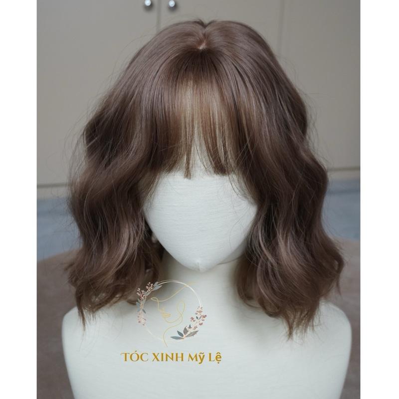 Mã MK01 : bộ tóc giả xoăn xù hippi ngắn, phiên bản móc kim thế hệ mới. chiều dài 27cm, chất tóc chịu nhiệt. 6