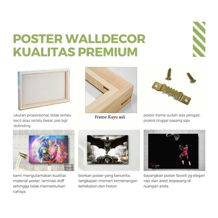 Poster frame CUSTOM / pakai gambar sendiri A3 (30x45cm) 3