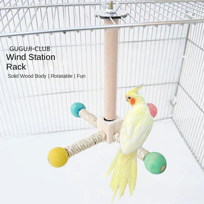 Image result for Parrot rotating windmill to relieve boredom and self-entertainment - TikTok Shop Singapore