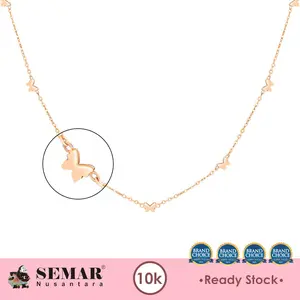 Kalung Emas Dainty Sweet Butterfly Gold 10K Semar Nusantara