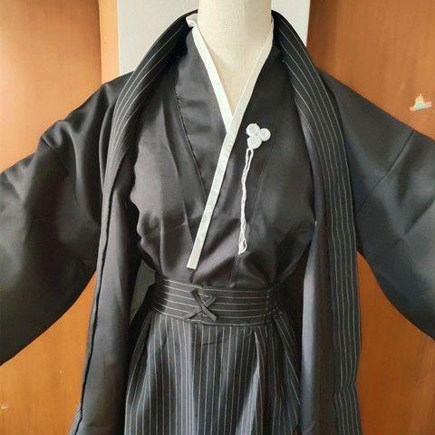 Product Introduction of [3143 People Collected] Men's Anime Costume Kimono Japanese Style Male Samurai Costume Japanese Kimono Men Japanese Traditional Costume Performance Costume 15