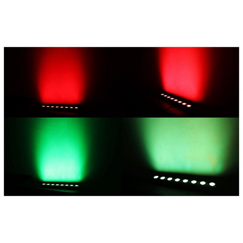 8 LED RGBW 4IN1 DMX Wall Wash Lamp DJ Disco Party Par Stage Light Effect for Dance Bar Holiday Decorate 3