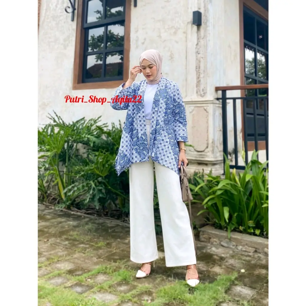 cardigan batik baju batik outer batik terbaru