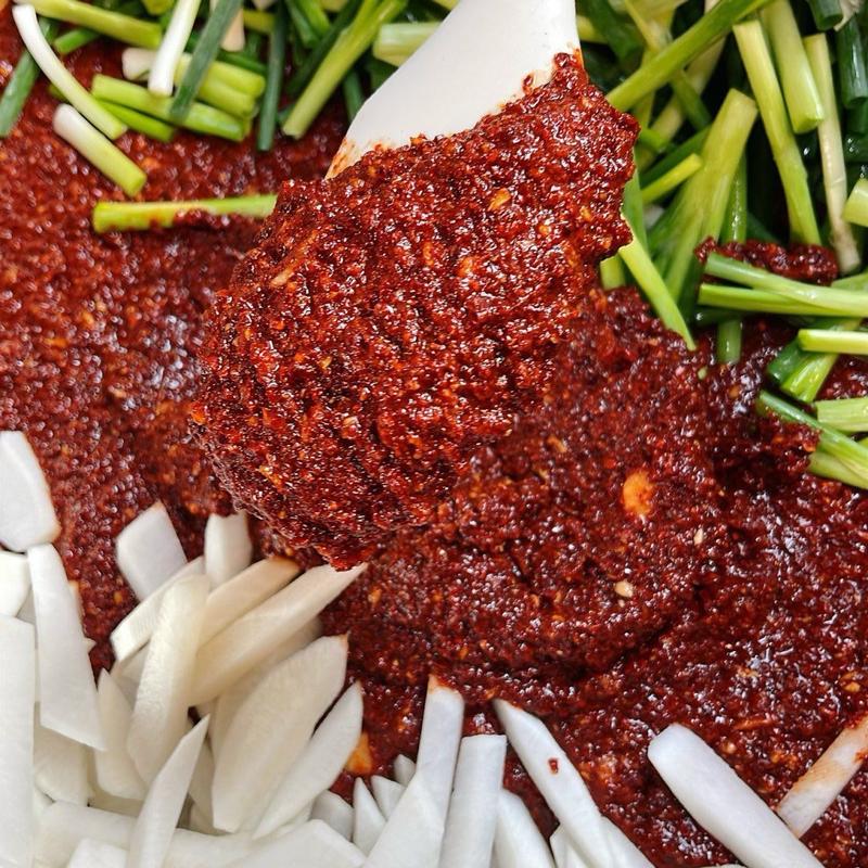 Sốt muối kim chi Hàn Quốc. Làm được cho Cải thảo su hào củ cải Rau Chua Gia Vị