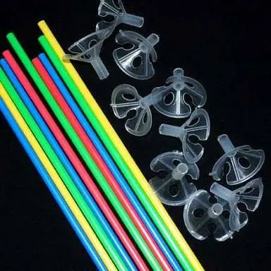 STIK BALON + CUP BALON STIK BALON KARET STIK PLASTIK BALON STICK BALON LATEX TKKH000209-000210 1