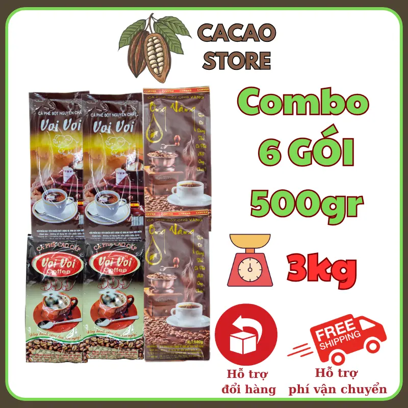 3kg cà phê 1kg Voi2 1kg ong vàng 1kg voi999 coffee hương vị độc đáo Socola Cafe tea  coffee chính hãng chồn