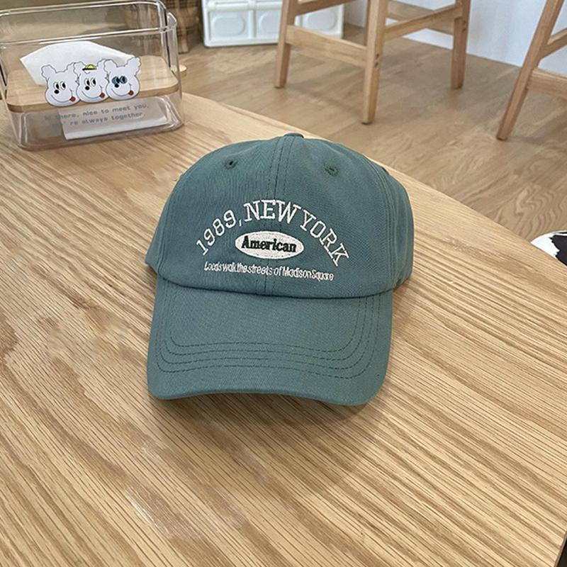 Product Introduction of Men And Woman's Baseball Caps Adjustable Casual Embroidered 1989 New York American Cotton Sun Hats Unisex Solid Color Visor Hats 26