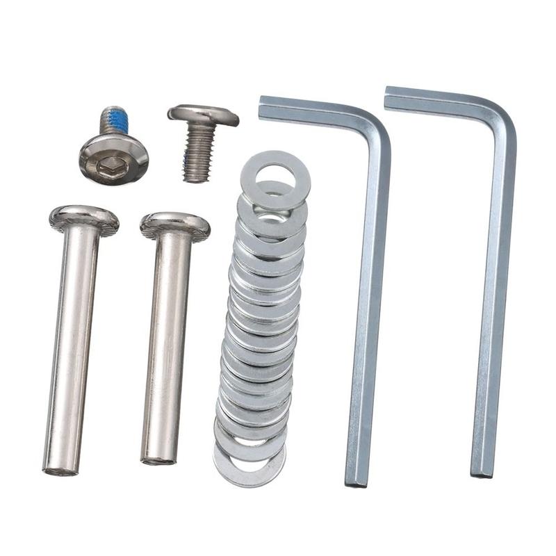 2Pcs Durable With Screw Replacement Travel Luggage Wheels Caster Wheel Repair Kit Suitcase Parts Axles Replace Wheels for Luggage with Vientiane Wheel 6