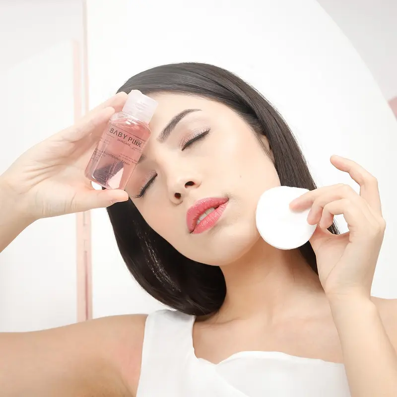 Baby Pink Skincare - Exfoliating Toner Memudarkan Flek Hitam Di Wajah Pemutih Wajah Dan Mengangkat Sel Kulit Mati kotoran Mencerahkan 3