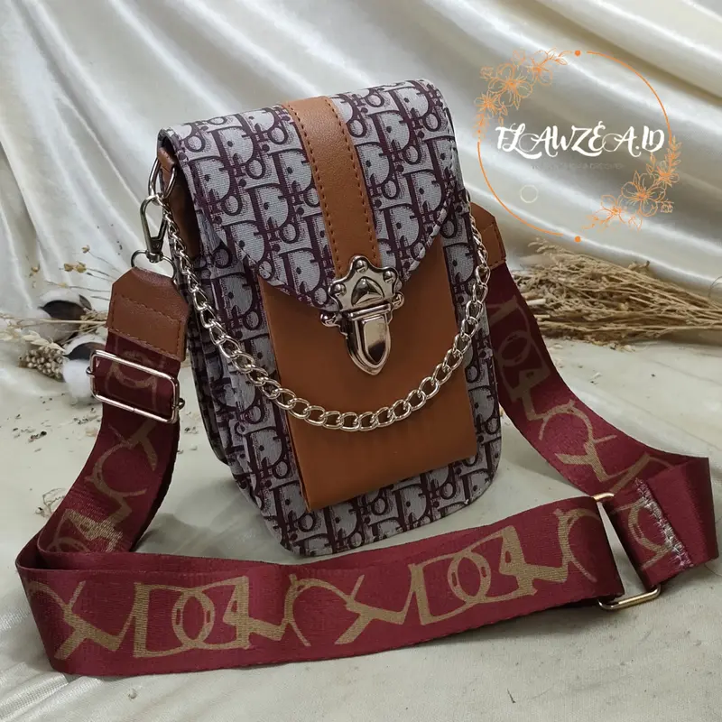 FLAWZEA BAG./TAS SLINGBAG HAPE DHIORRE TALI LISBAN./TAS SELEMPANG KEKINIAN. 3