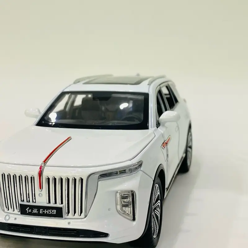 Mô hình xe Hongqi E-HS9 Toy Đồ Chơi Xe Mô Hình siêu xe mô hình diecast [ Tặng kèm biển số VIP ] & đồ chơi 1