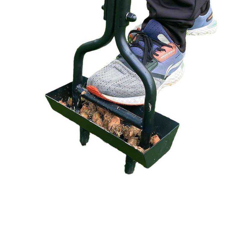 Product Introduction of Soil Ripper Fertilizer Soil Turning Device with Nails Gardening Tools Lawn Puncher Aerator Loose Soil Nail Foot 2