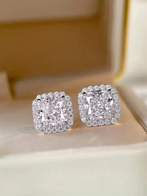 Fashion Elegant Rhinestone Decorated Stud Earrings, Casual Jewelry for Women, Trendy Accessories for Party and Daily Life 4