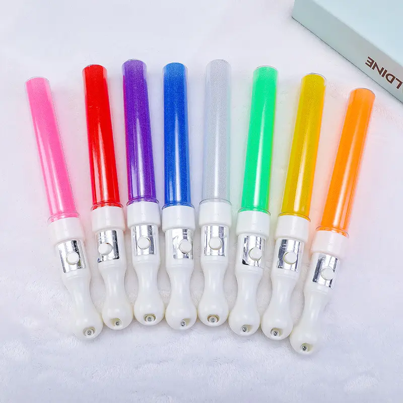 LED Glow Stick Short Stick Flashing Hand Stick Concert Cheer Support Props