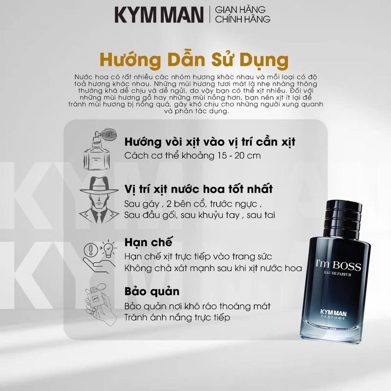Nước Hoa Nam Cao Cấp IM BOSS 30ml Perfume Cosmetic 3