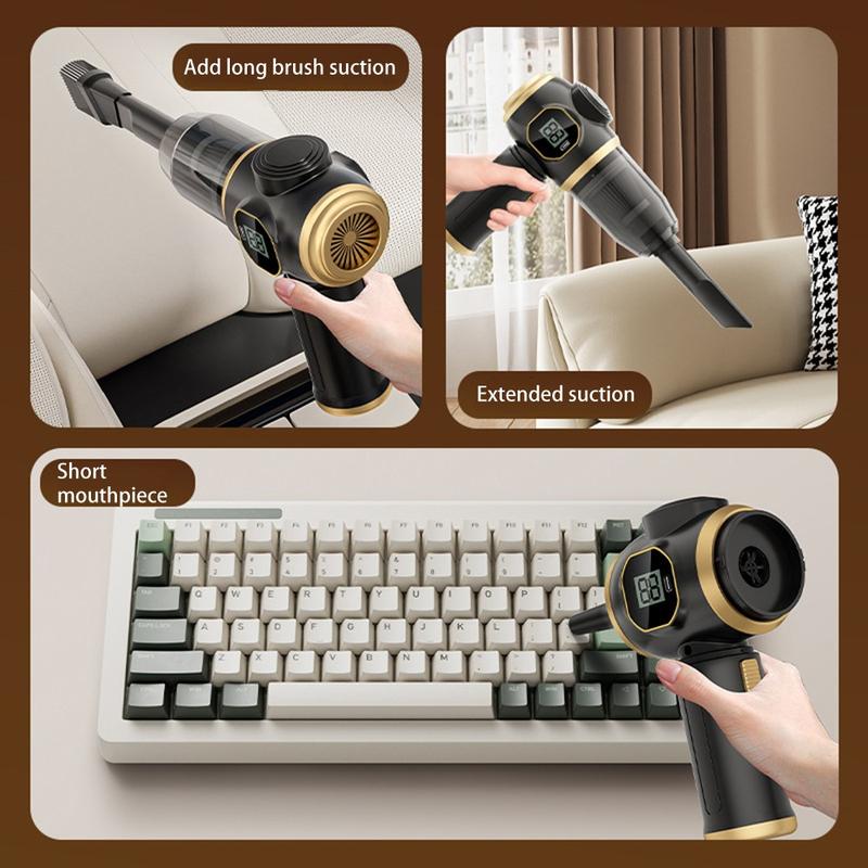 Car Vacuum Cleaner Home Appliance With Display Screen Mini Vacuum Cleaner Bule 0