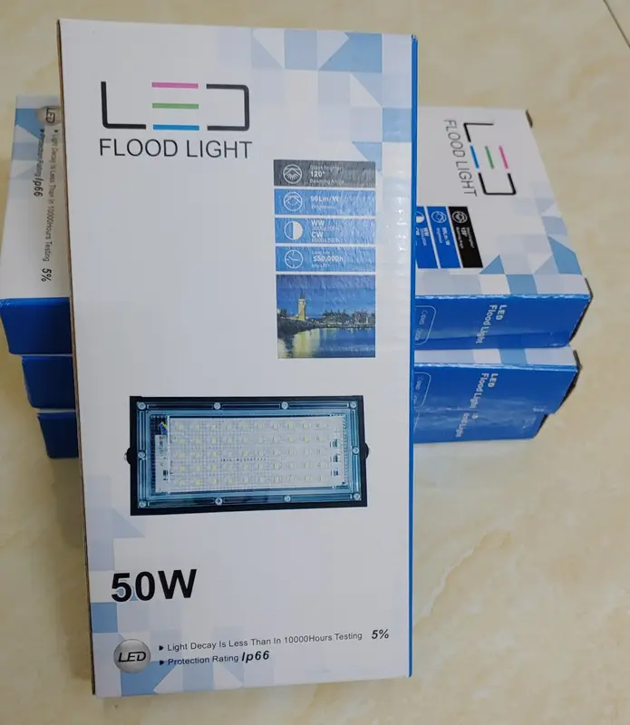 Đèn led pha đổi màu RGB có điều khiển nháy 7 màu kháng nước ip66 ngoài trời 3