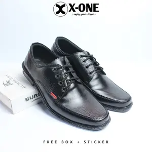 SEPATU PANTOFEL PRIA | SEPATU KANTOR PRIA | SEPATU FORMAL PRIA TALI Hak Datar (1 cm atau kurang) Black