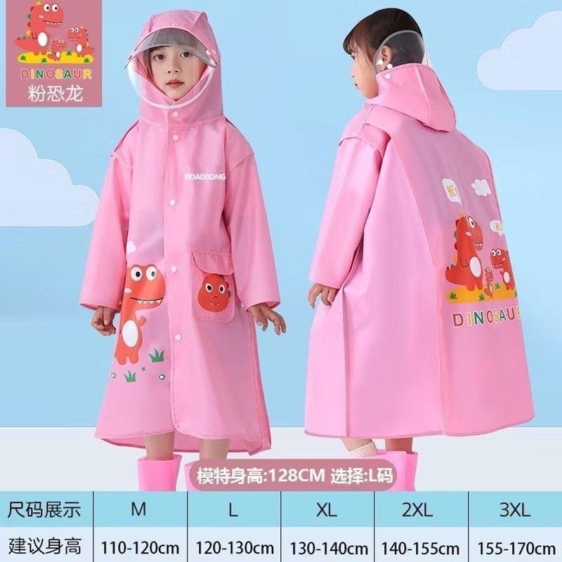 Áo mưa cao cấp học sinh hoạ tiết chú ếch dễ thương 3