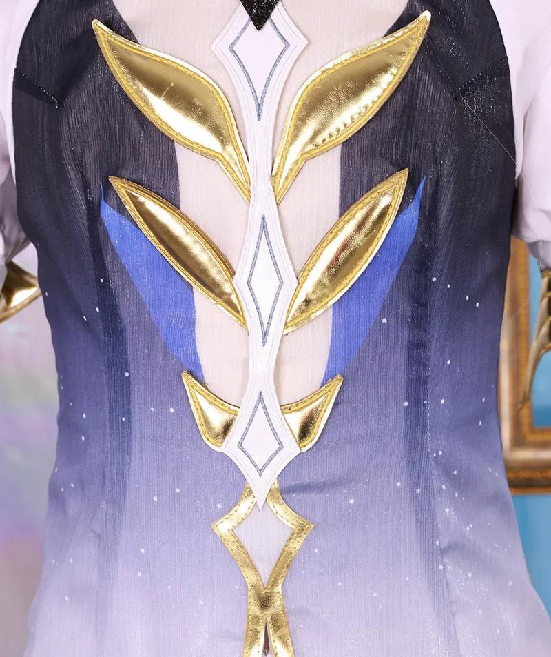 Product Introduction of Trang Phục Hóa Trang, Furina Cosplay Trò Chơi Genshinimpact Focalors, Tóc Giả Nhập Vai Trò Chơi Thần Nước Fontaine, Phim Hoạt Hình Với Đạo Cụ Anime 19