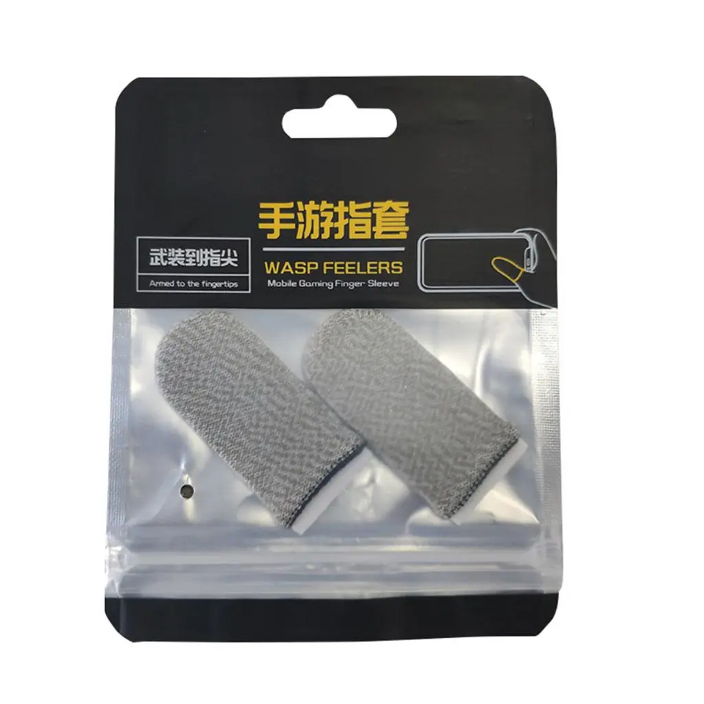 [Ready stock]- Game Finger Cots Portable Soft Thumb Protector Smart Phone Finger Sleeves for Game Portable