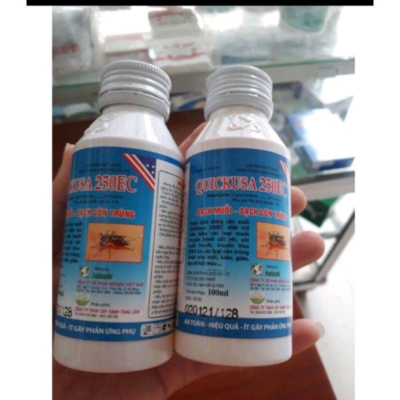 THUỐC DIỆT MUỖI - DIỆT CÔN TRÙNG..LỌ 100ML...250EC