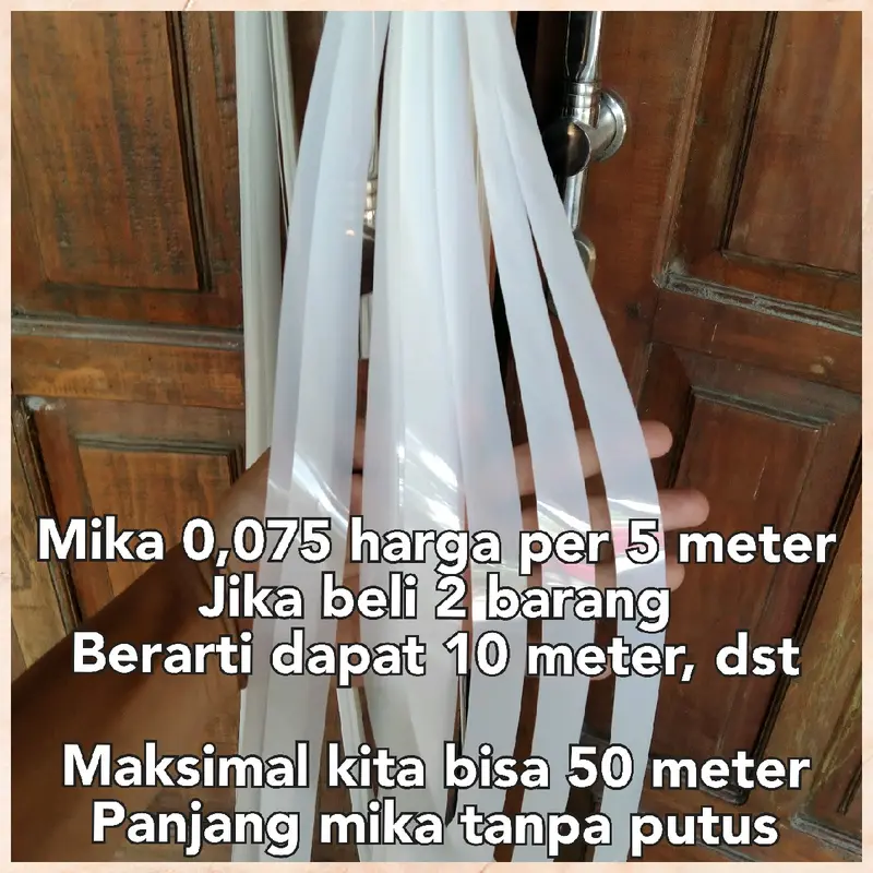 Pita Mika Sendaren Sawangan Layangan Tebal 0,075 0