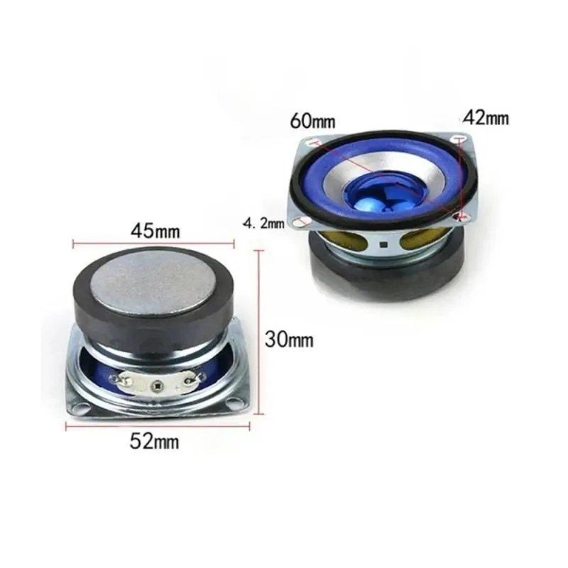 Loa Toàn Dải Âm Thanh Mini, SOTAMIA, 2 Cái, 2 Inch (53MM), 3 Ohm, 5W Âm Thanh, Thích Hợp Cho Gia Đình, Loa Rạp Hát, Loa Bluetooth Tự Làm, Âm Nhạc, Loa 4