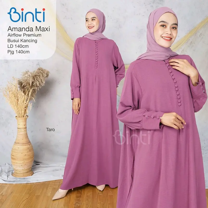 AMANDA OVERSIZE GAMIS JUMBO LD 140 XXXXL ORI BINTI 1
