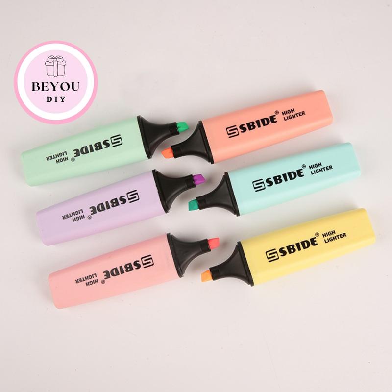 Bút Dạ Quang Màu Pastel, Bút Đánh Dấu Highlight, Bút Highlight Nhiều Màu Dùng Ghi Nhớ - BEYOU