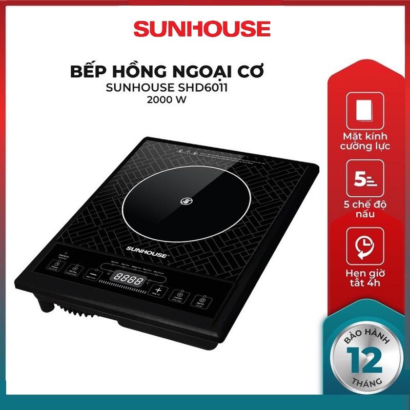 Bếp hồng ngoại Sunhouse SHD6011 - Tặng kèm vỉ nướng