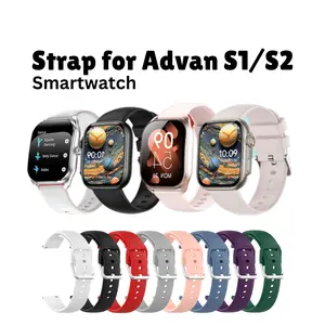 Plain Strap for ADVAN Smartwatch S1 S2 Pro SE1