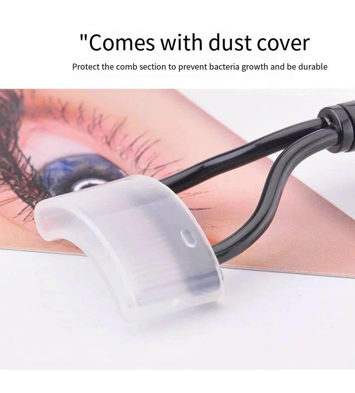 Product Introduction of Eyelash Separator Metal Teeth Straight Eyelash Curler Beauty Makeup Stainless Eyelash Brush Comb Mascara Curl Makeup Tool Cosmetic Color Handle 16