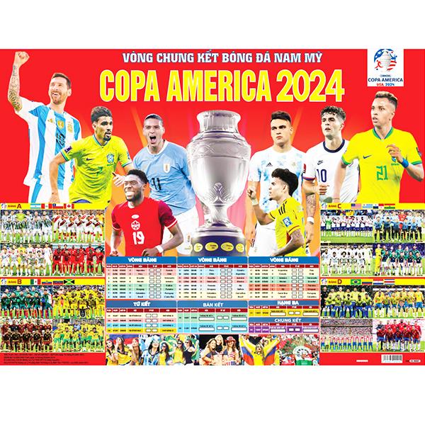 Lịch Thi Đấu Copa America 2024 - Tặng Kèm Lịch Bỏ Túi Chung Kết EURO 2024 - [ Sáng Tạo Trẻ ] 0