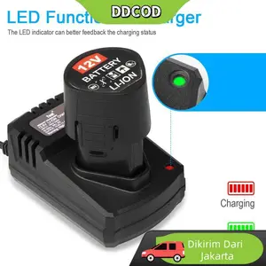 ✦Kirim Sekarang✦CHARGER DUDUK 12V CASAN BATERAI CORDLESS BOR IMPACT FAST CHARGING JLD CAS 12 VOLT BATERE LI-ION  Charger Bor Cordless 12v Bisa Buat Jld Tool 15v Volt Charger Bor 12 Volt Batrai 12v 15v Bagus ori