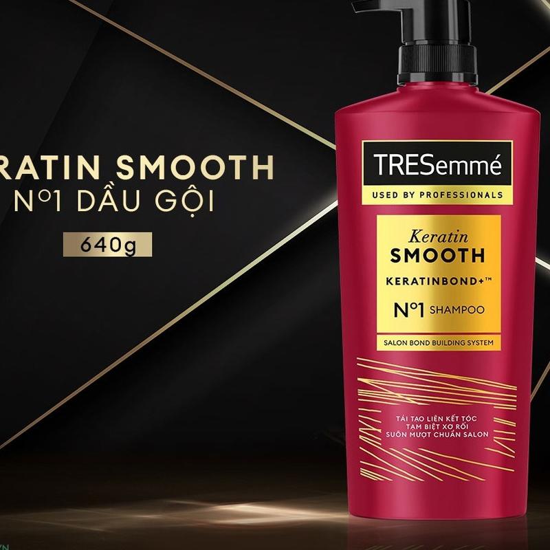 Dầu gội Tresemme Keratin Smooth chai 650g hàng công ty