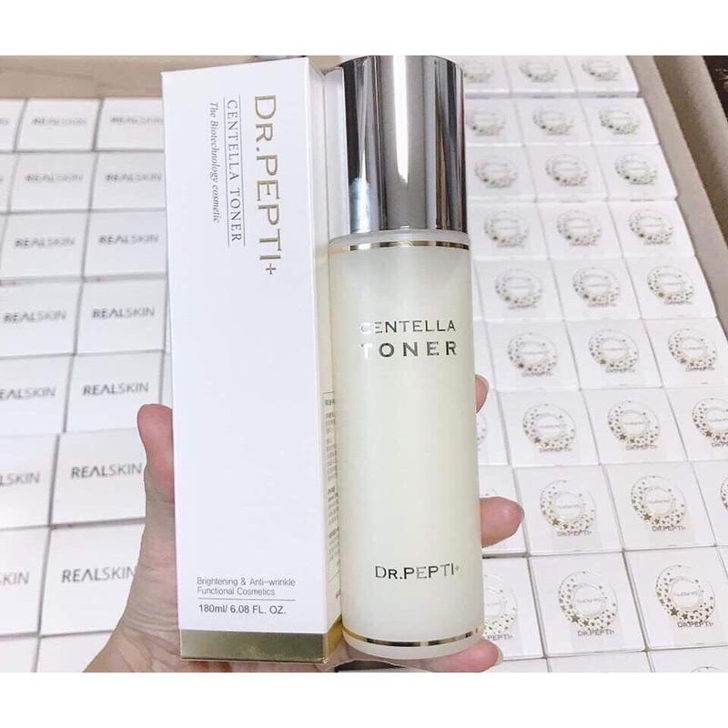 Toner Căng Bóng DR.PEPTI Hàn Quốc 180ml, căng bóng da, cấp ẩm 3