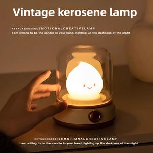 Small night light, bedside lamp, timed soft light, USB version night light