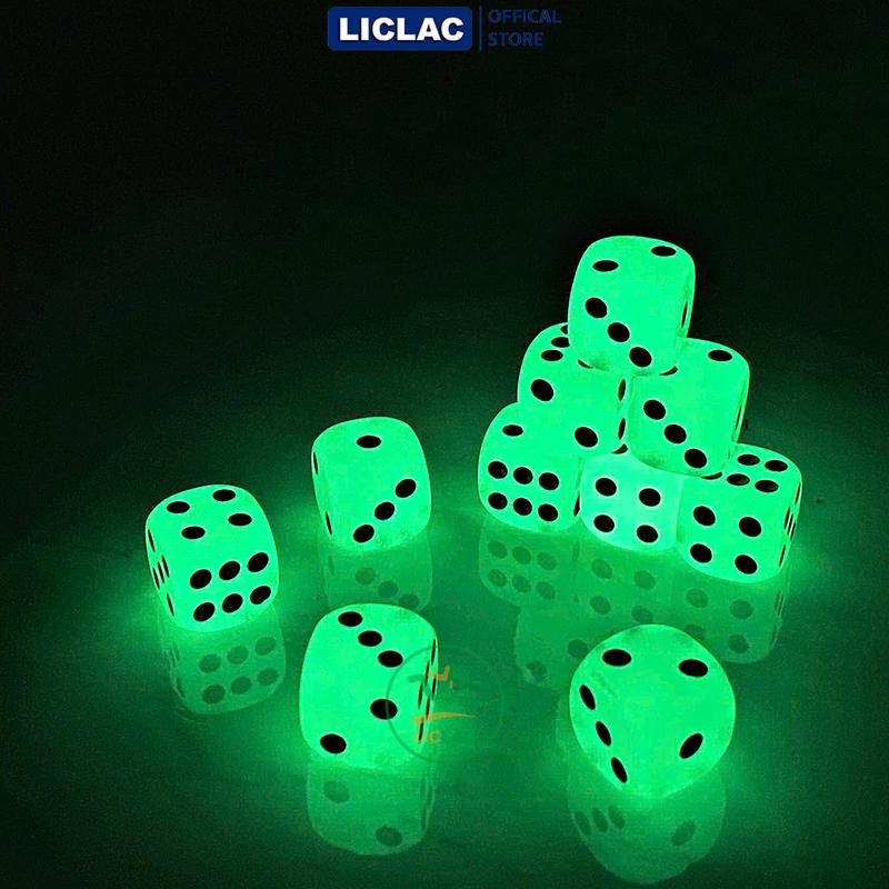 Product Introduction of Xúc xắc xí ngầu Dạ Quang Phát Sáng Size 14mm đến 30mm - Trò chơi nhóm bạn giải trí ngày tết XN-DQ 25