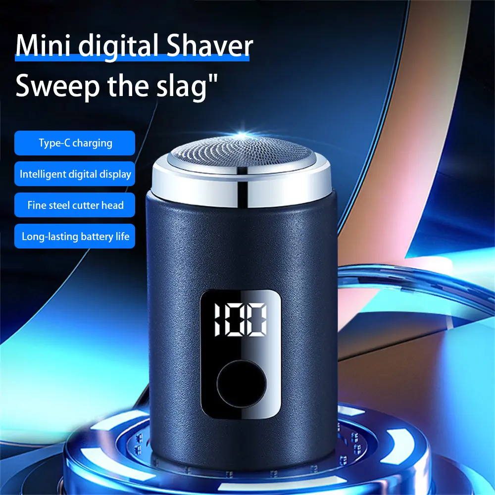 Sanqiao-Men Mini Electric Travel Shaver USB Charging Shaving Face Beard Razor Washable Knive Face Beard Razor Smooth Facial