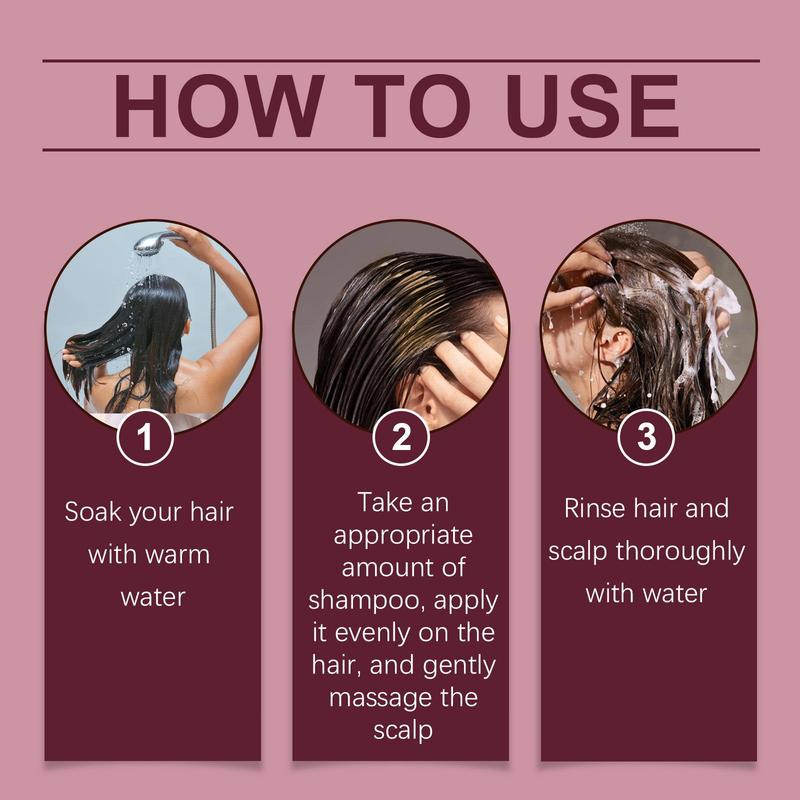 Product Introduction of Batana Oil Shampoo, 1/2 Counts Moisturizing & Smoothing Hair Shampoo, Hair Care & Styling Product for Men & Women 4