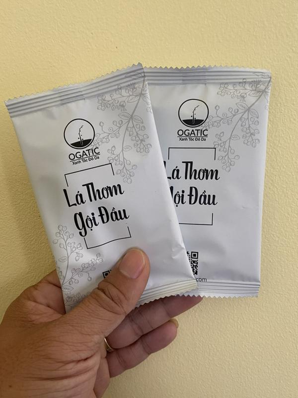 1 GÓI LÁ THƠM GỘI ĐẦU OGATIC. 2