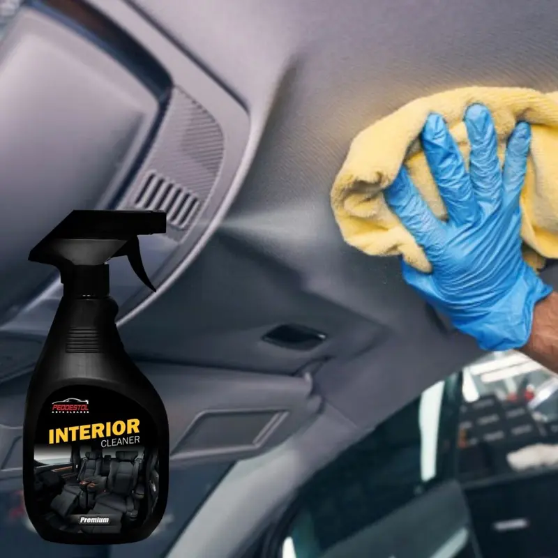 PEMBERSIH INTERIOR MOBIL PEMBERSIH PENGHILANG NODA DAN KOTOR PADA JOK PLAFON DASBOARD DOORTRIM PEDDESTOL INTERIOR CLEANER 500ML Car 4