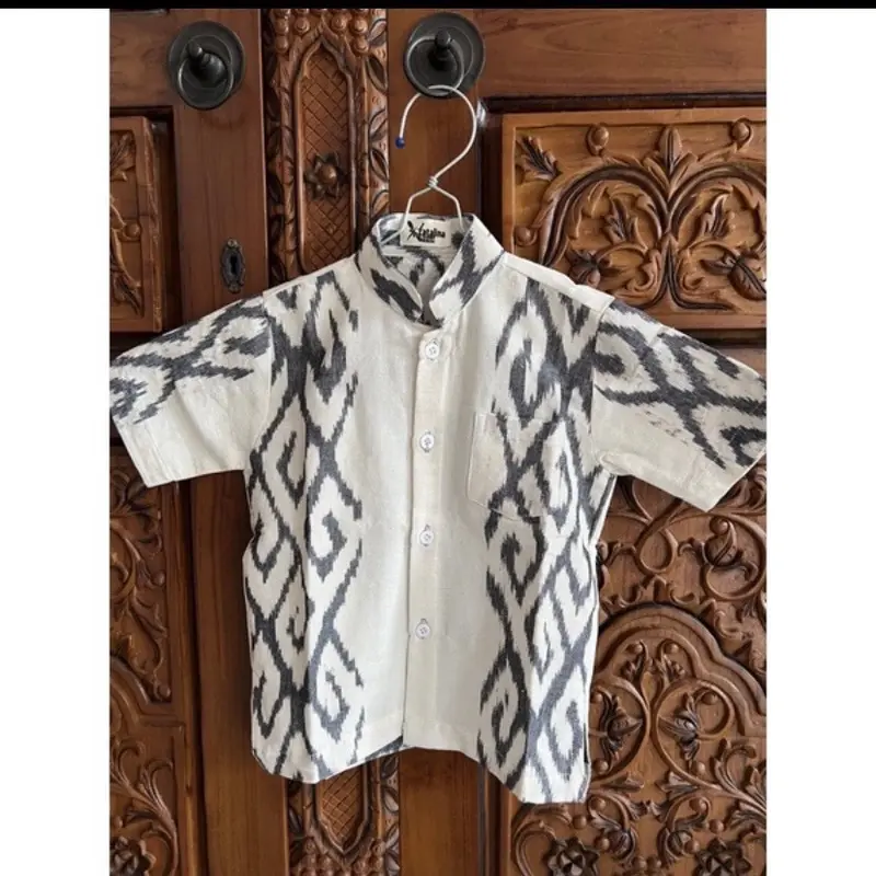Kemeja anak tenun - kemeja tenun anak - baju tenun anak - baju anak tenun - etnik sumba 0