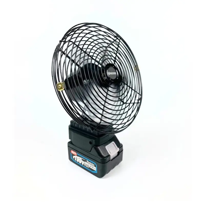 ￼Quạt pin 8inch dùng pin chân phổ thông Makita 4cmn nhỏ gọn rất mát QuạT 4