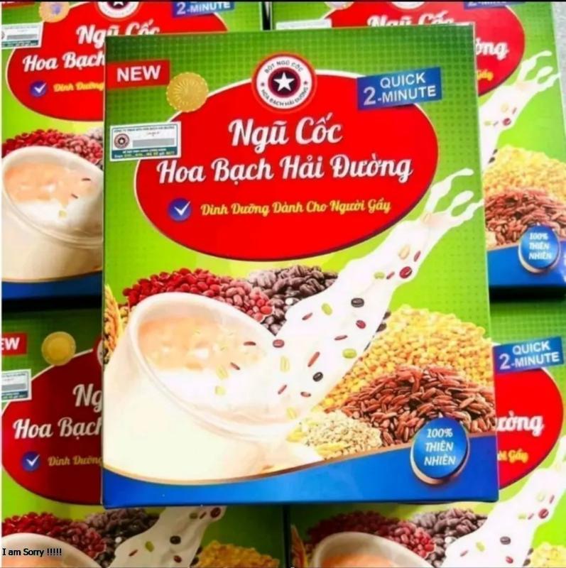 BỘT NGŨ CỐC HOA BẠCH HẢI ĐƯỜNG DATE MỚI 0