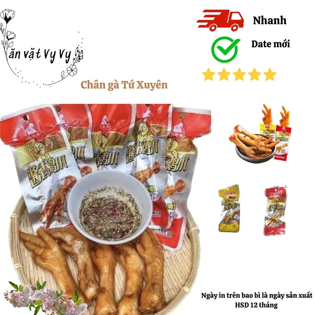 1 Bịch Chân Gà Tứ Xuyên 30 Chiếc