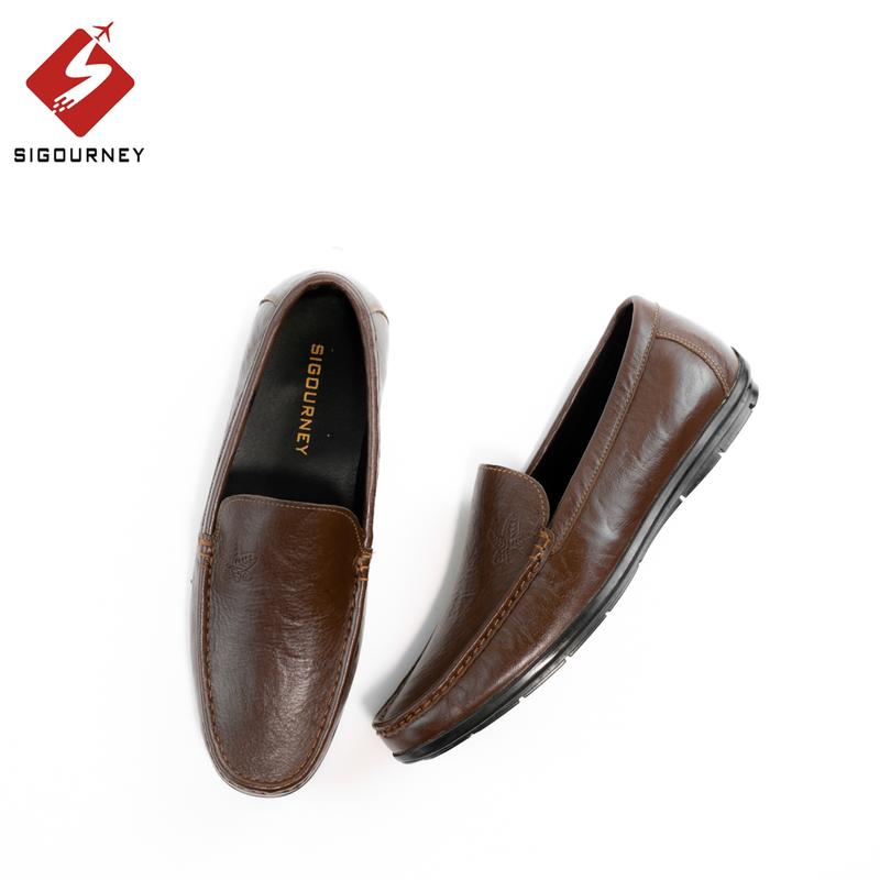Giày Mọi Nam Da Bò Cao Cấp Dành Cho Dân Công Sở - Giày Lười Nam Sigourney SIG-20 2