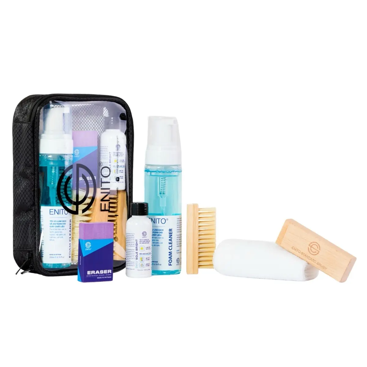 Bộ vệ sinh giày cao cấp cho nhiều chất liệu Enito Ultimate Sneaker Care Kit
