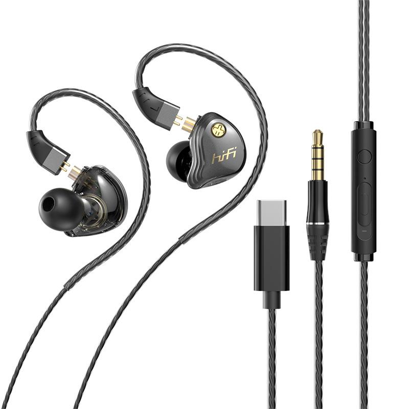Tai Nghe Trong Tai Có Dây, Hàng Mới Về, Âm Trầm, Có TypeC Và 3.5Mm, Tai Nghe Earphone 4